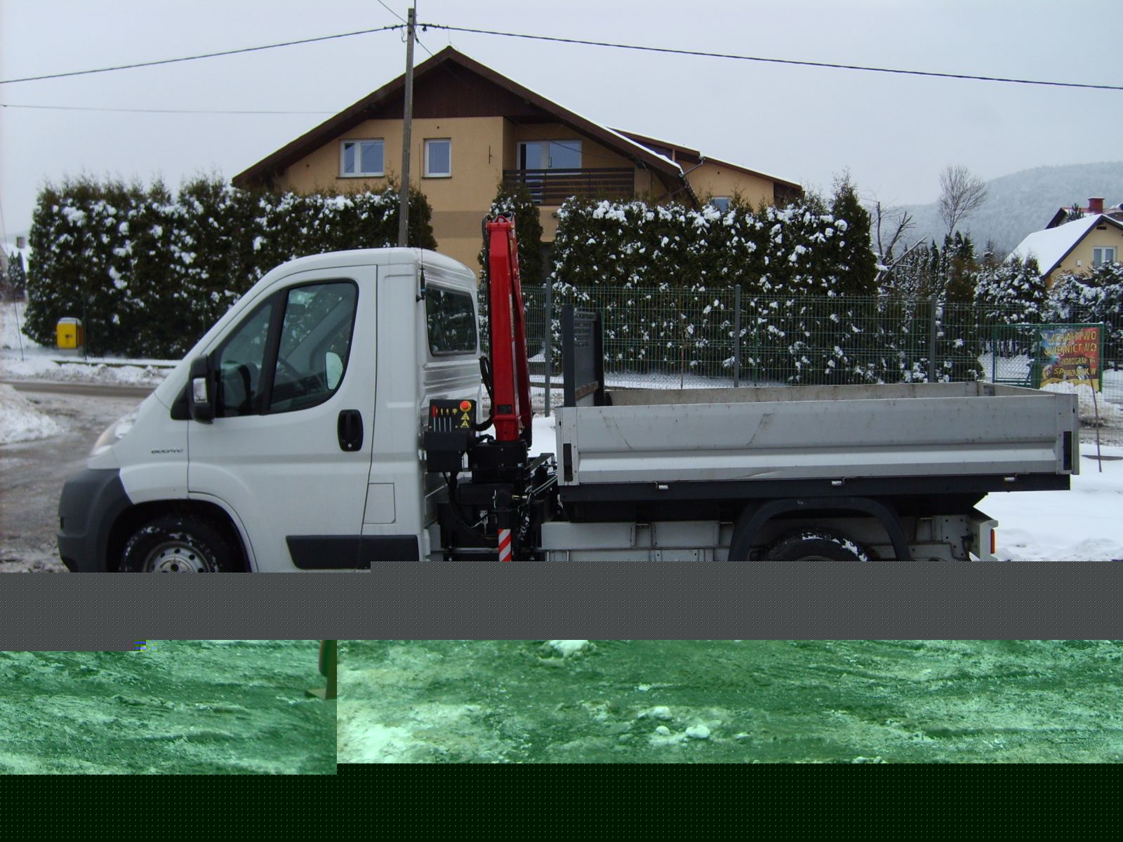żuraw BEFARD BF na Fiat Ducato